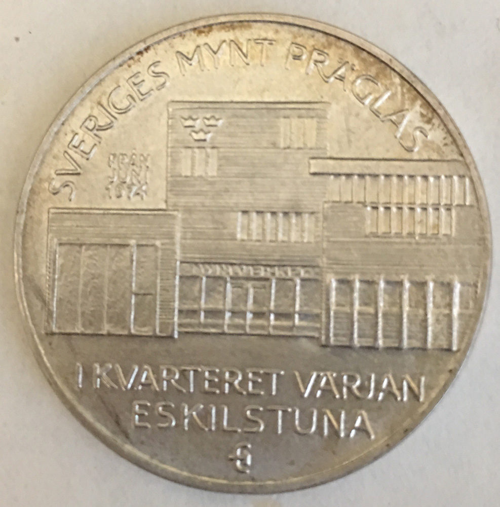 Лот 157. Медаль в честь Шведского монетного двора (Медаль в честь Шведского монетного двора.
Серебро)