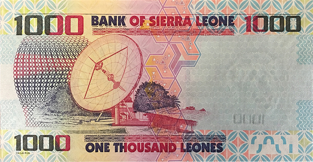 Лот 198 (банкнота Сьерра-Леоне 1000 фунтов
Сохранность – UNC.)